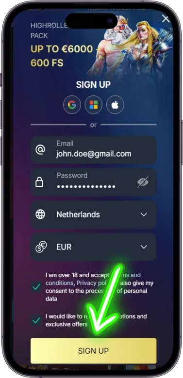 monixbet Account Activeren